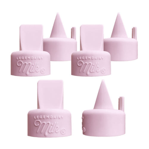 Duckbill Valves with Pull Tab - Pink - Legendairy Milk
