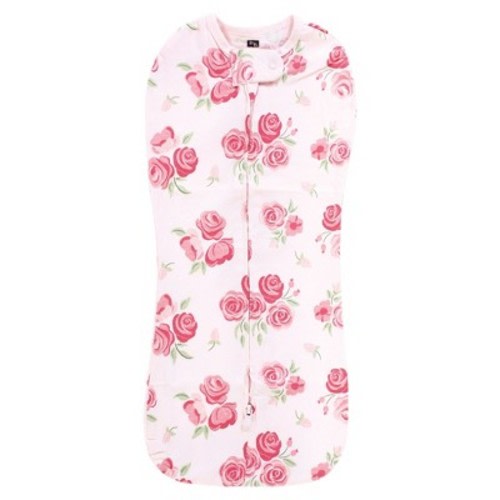 Hudson Baby Infant Girl Sleep Pod, Blush Rose, 0-2 Months