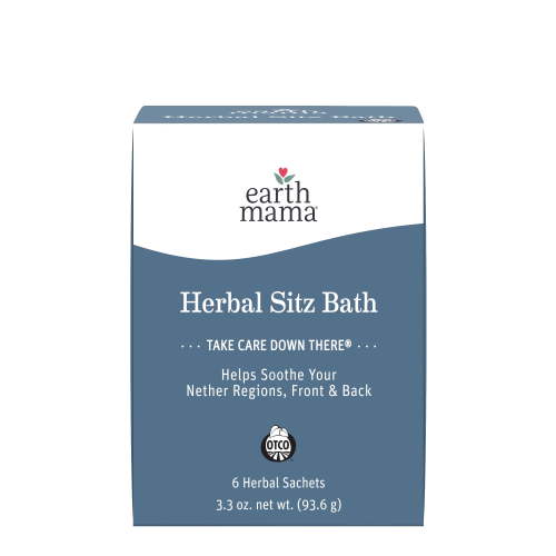 Earth Mama Herbal Sitz Bath for Pregnancy and Postpartum Care, 6 Sachets