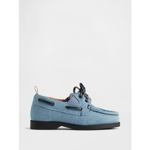 Toddler Denim Boat Shoes