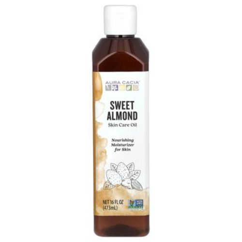 Aura Cacia Skin Care Oil, Sweet Almond, 16 Fl Oz (473 Ml)