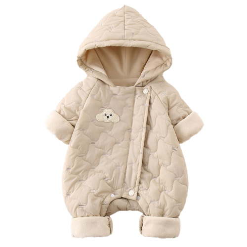 Beautyzll Baby Boys Padded Snowsuit Jacket Infant Girls Down Outwear Coat Warm Snowsuit Hooded Jumpsuit Romper Coat&jacket 0-24 Months
