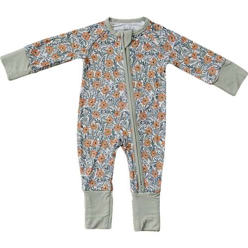 Dainty Meadow Bamboo Zipper for Babies | Sizes Newborn to 18M – Mebie Baby