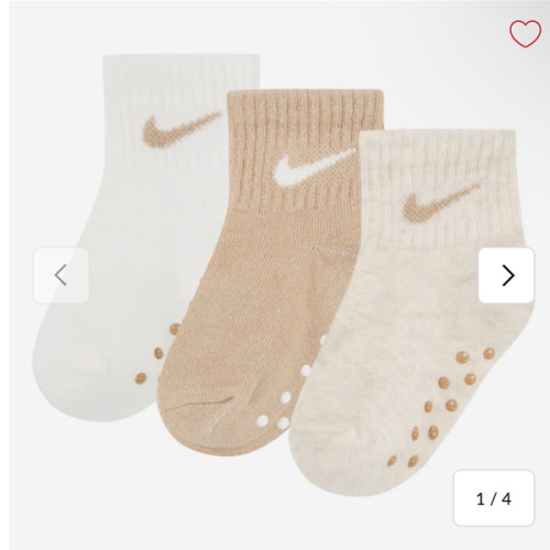 No Slip Socks (3) 6-12m