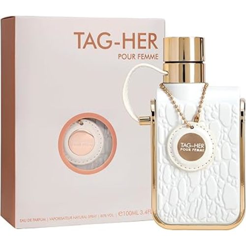 Armaf Tag Her for Women Eau de Parfum Spray, 3.4 Ounce