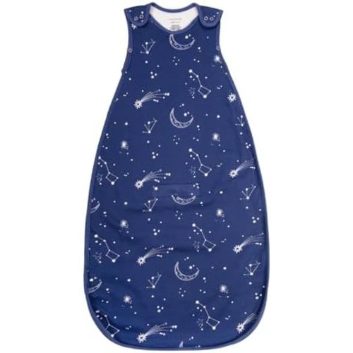 Merino Wool & Organic Cotton Sleep Sack 2-Way Zipper Adjustable Universal Size Sleeping Bag for Baby Year-round Use