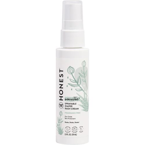 The Honest Company Diaper Rash Cream Spray, Hypoallergenic, 2 fl oz