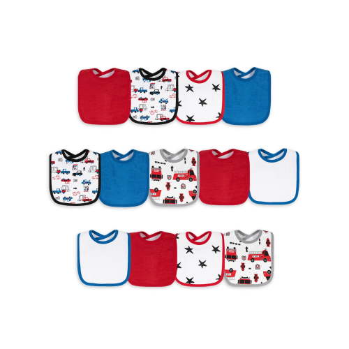 Little Star Cotton Feeding Baby Bib, 13pk Boys