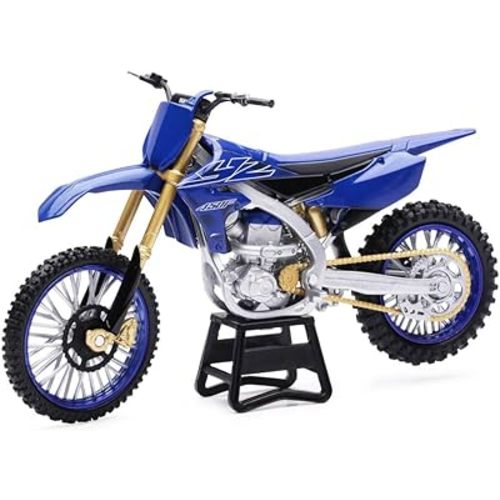 NewRay Toys Motorcycle 1:12 Scale Yamaha YZ450F Dirt Bike, 58313, Multicolor