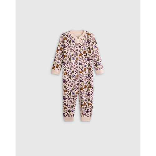 100% Organic Cotton One Piece Pajama in Butterfly Floral