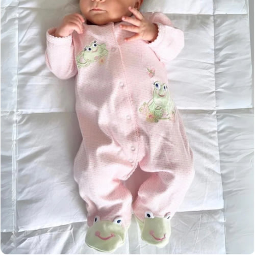 Frog Friends Footed One-Piece