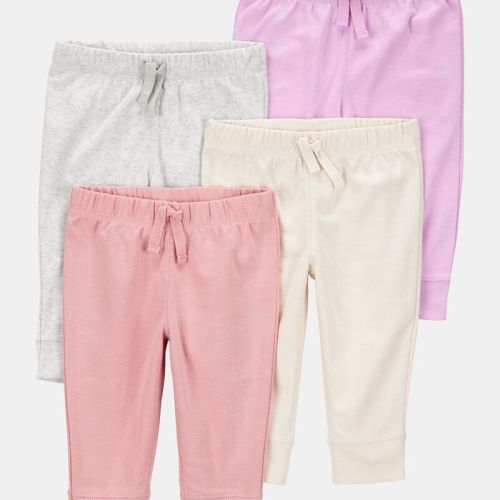 Baby Girl 4-Pack Pull-On Pants | Carter’s Oshkosh Canada