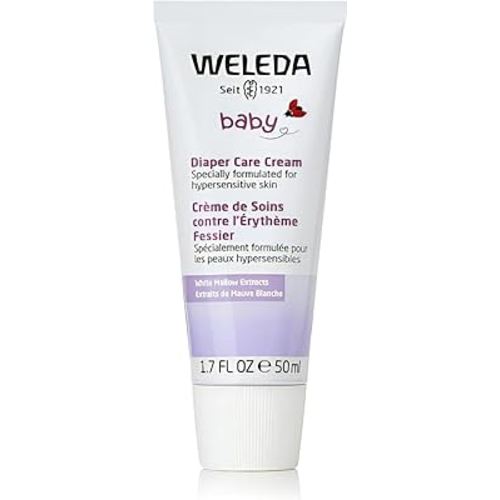 Weleda Baby White Mallow Cream for Eczema, Nappy Change Cream , 50 ml