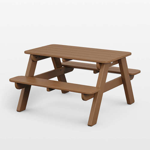 Teak Outdoor Kids Picnic Table by POLYWOOD ®