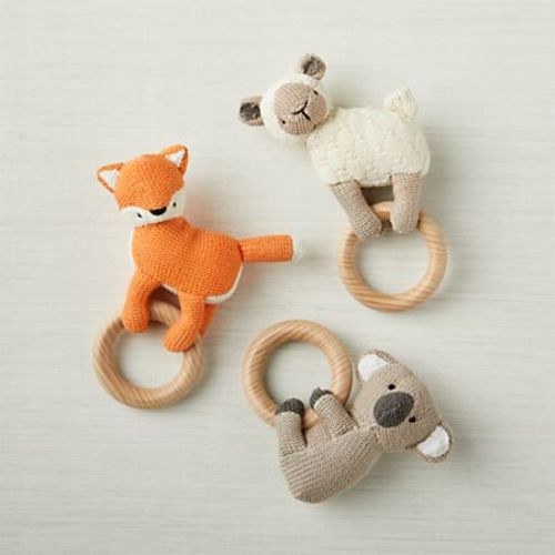 Huggable Teething Rattles