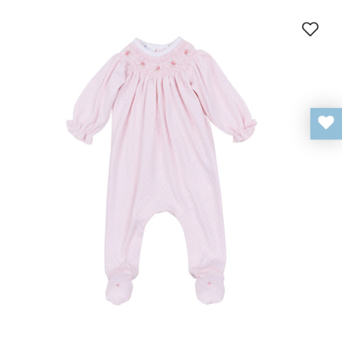 Mia's Classics Bishop Footie - Pink – Magnolia Baby