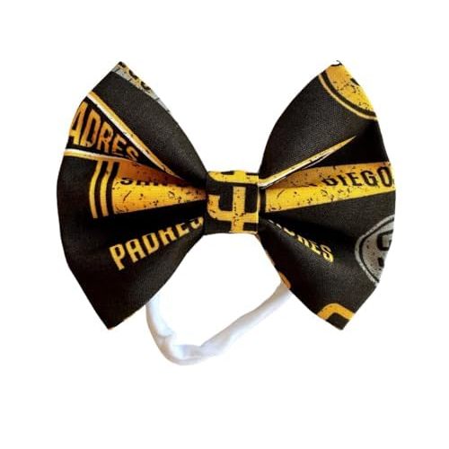 Padres Bow Baby Headband or Hair Clip