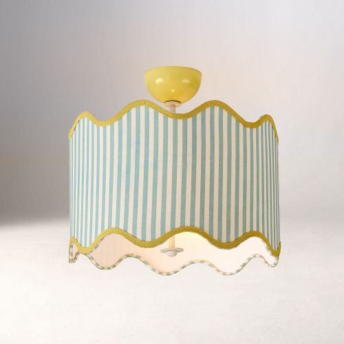 Nursery Stripe Flush Mount (18")