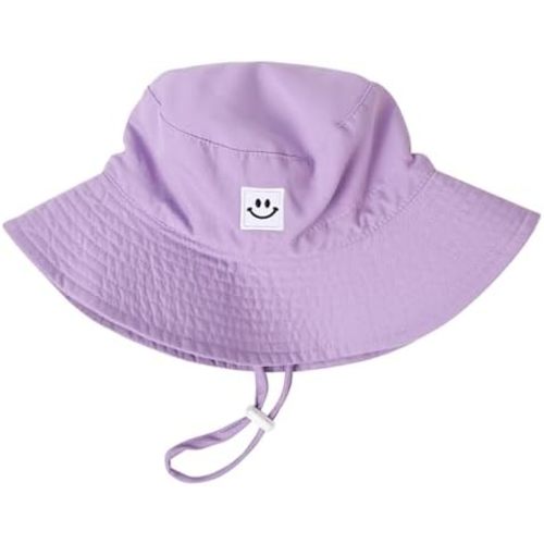 Baby Toddler Sun Hat,Kids Summer UPF 50+ Foldable Beach Bucket Hat for Boys Girls Children