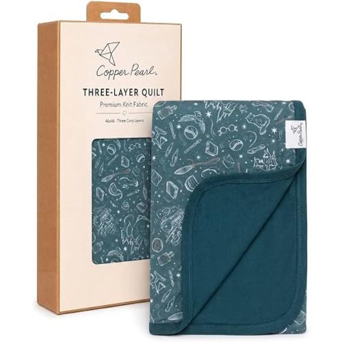 Copper Pearl Jumbo 3-Layer Baby Blanket