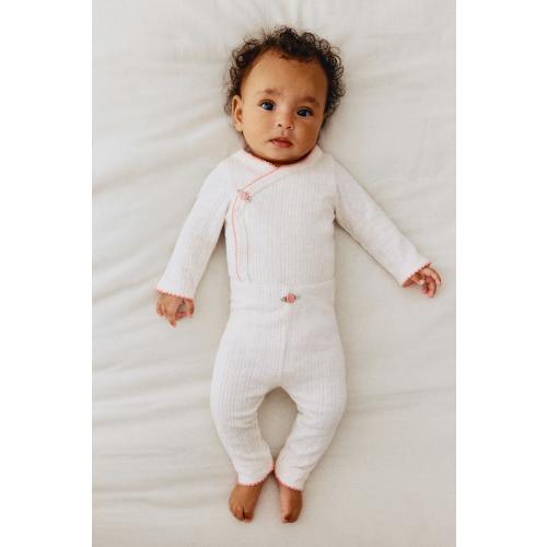 2-PIECE COTTON POINTELLE SET
