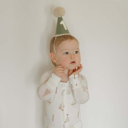 Bamboo Zip Pajamas | Birthday Boy