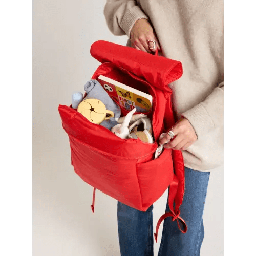 CALPAK Mini Diaper Backpack in Tomato