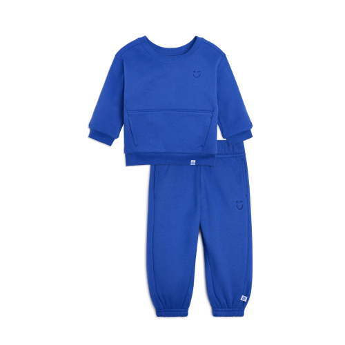 Color Mix by Garanimals Baby Butter Fleece Sweatshirt & Jogger Outfit Set, Sizes 6-24 Months