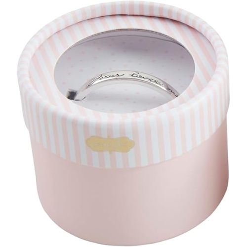 Mud Pie Children's Silver Jesus Loves Me Cuff