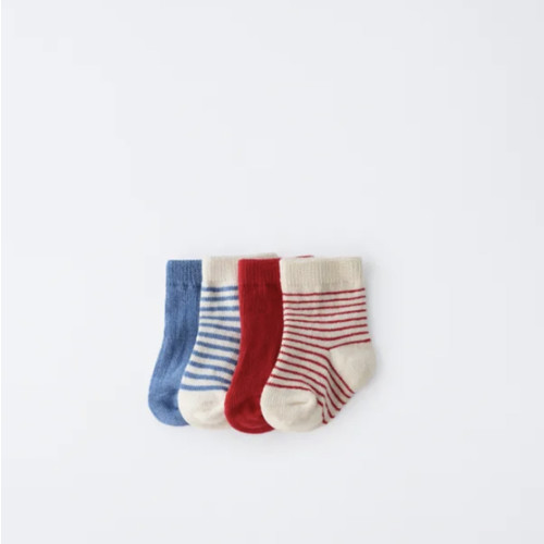 Set of 4 Colorful Socks in Gift Box - Multicolored | ZARA United States