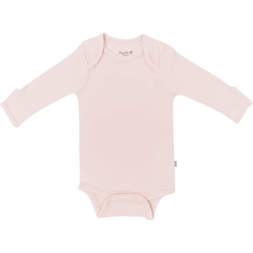 KYTE BABY Soft Bamboo from Rayon Long Sleeve Unisex Bodysuit, 0-24 Months