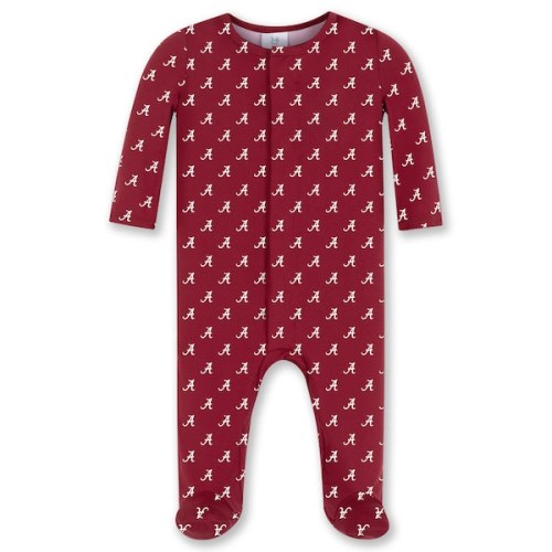 Alabama Crimson Tide ZooZatz Newborn & Infant Magnetic Closure Sleeper - Crimson