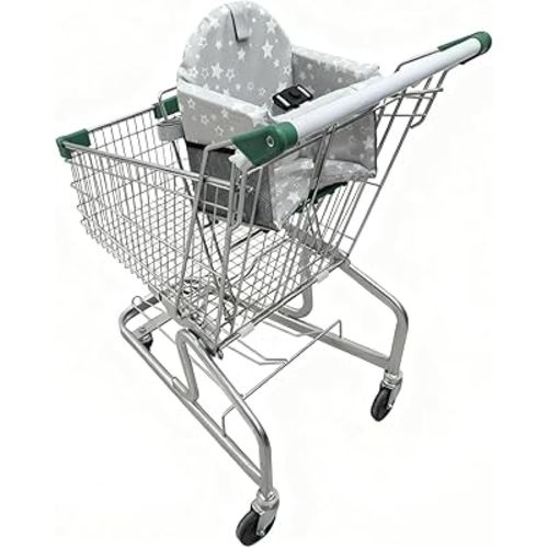 30x20cm Baby Shopping Cart Cover - & Chair Seat Cover Protector Universal Fit for Grocery Carts, Restaurant Chairs,Restaurant Seats, and Park Swings-Girl & Boy