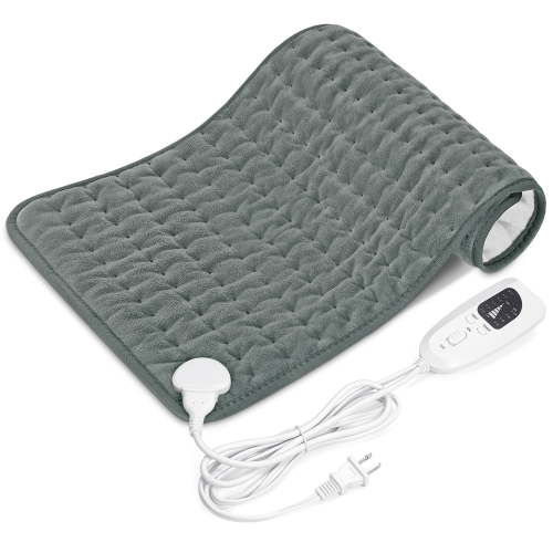 Meromore Large Heating Pad, 6 Heat Settings with Auto Shut Off, 12"x24"