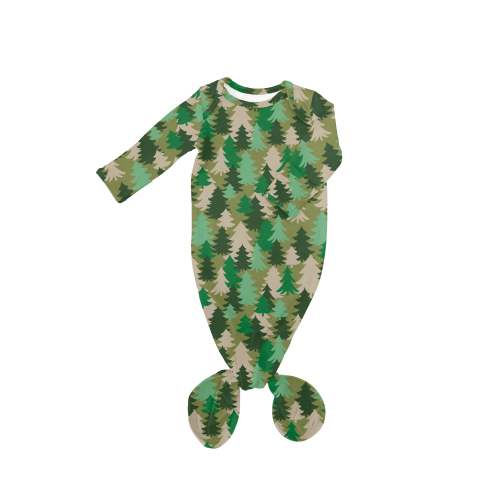 Knotted Gown - Evergreen Camo – Goosies