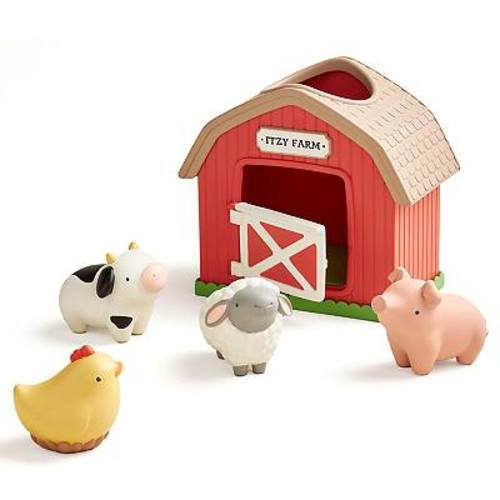 Itzy Ritzy Farm 4-pc. Playset with Barn and Animal Figures