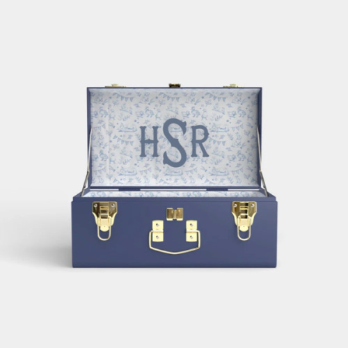 Mini Trunk - Navy - Petites at Play / Embroidery