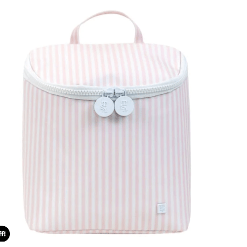 TRVL- Pimlico Striped Pink Take Away Insulated Bag