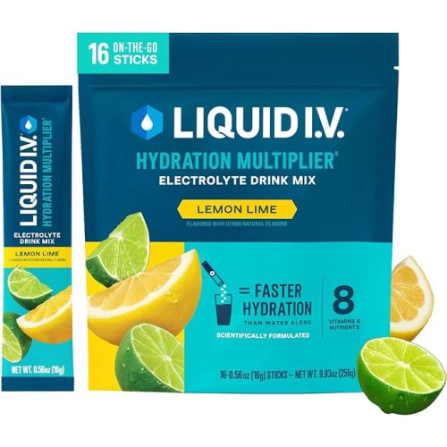 Liquid I.V. Hydration Electrolytes, Lemon Lime, 16 Count