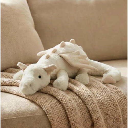 Jellycat Snow Dragon Plush – Soft White Fantasy Stuffed Toy, Cozy Collectible for Kids