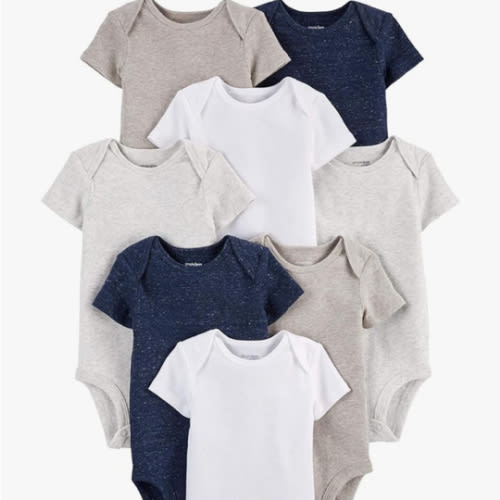 Simple Joys by Carter's Unisex-Baby 8-Pack Short-Sleeve Bodysuit