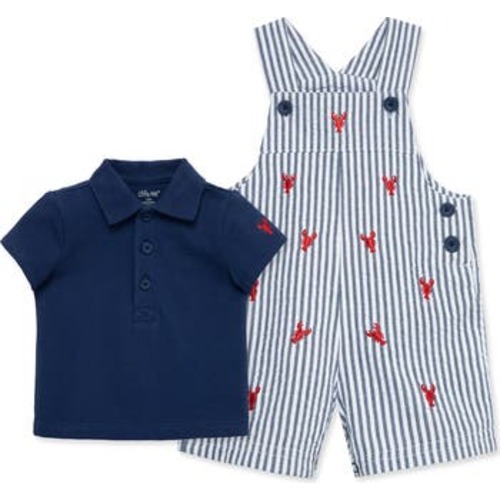 Lobster Polo & Overalls Set