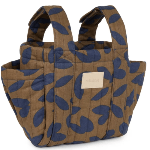 Stroller organizer Hyde Park Blue Leaves | Blue
