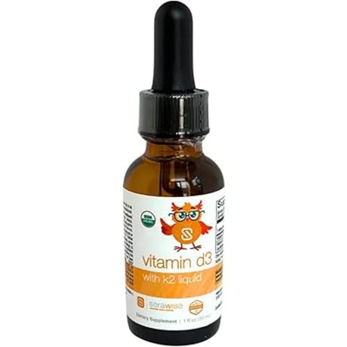 Liquid Vitamin D3 K2 | Supports Strong Bones and Immune Health