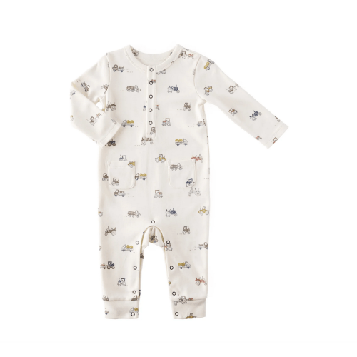 Henley Patch Pocket Romper