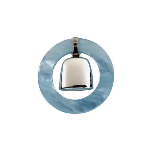 Salisbury Teething Ring/Rattle – Blue | Berings