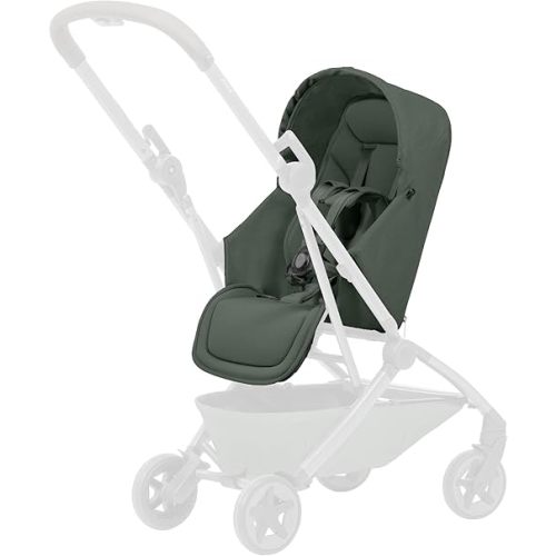 Joolz AER2 Nest-to-Seat Accessory for Newborn-to-Toddler Use (Up to 33 lbs) - Lightweight Compact Parent-Facing Seat, (Chassis Not Included) Airplane-Approved - One-Hand Fold- (Forest Green)