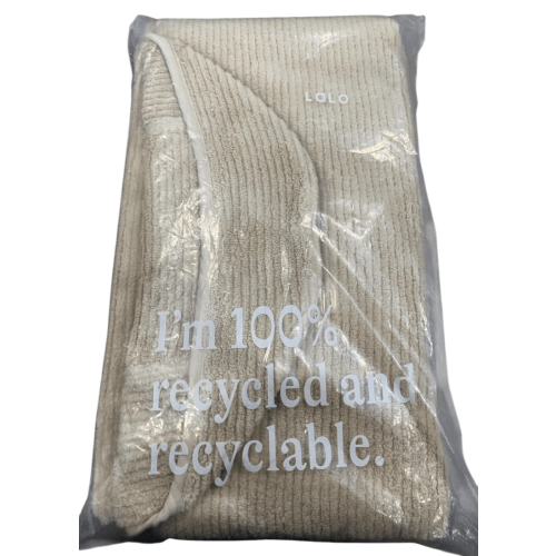 Lalo The Hooded Towel, Oatmeal, Ribbed Cloth