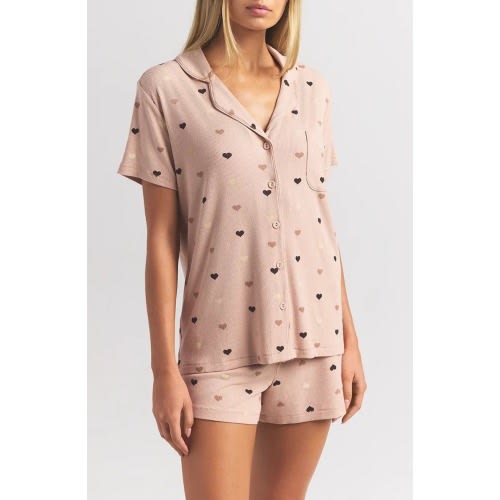 Soft Lounge Short Sleep Set, Large