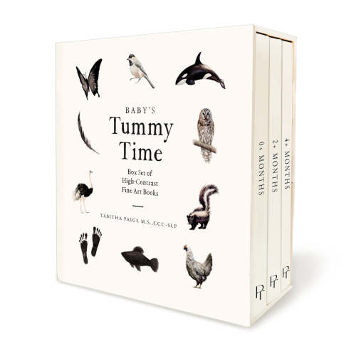 Baby's Tummy Time Book Box Set: A 3-Book Box Set of High-Contrast Art for Visual Stimulation at Tummy Time | Indigo